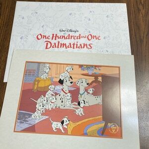 “5/$20” Disney One Hundred and One Dalmatians collectible lithograph